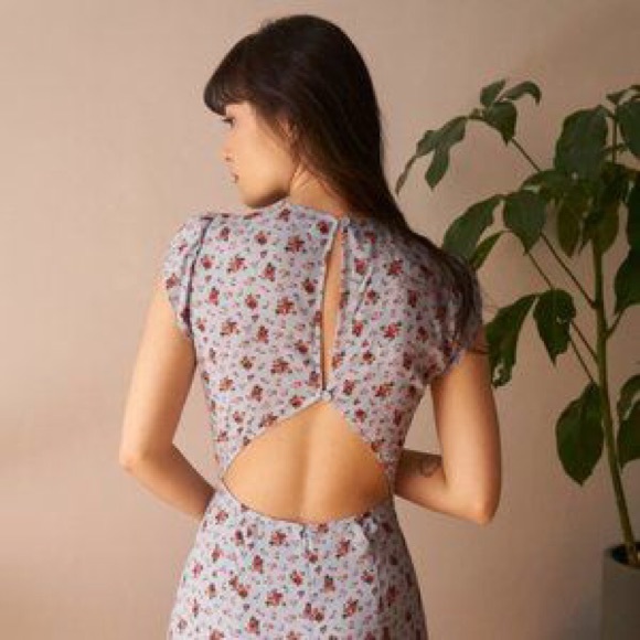 SOLD NWT Ref Gavin dress Petunia ASO Hailey Bieber - Picture 4 of 8